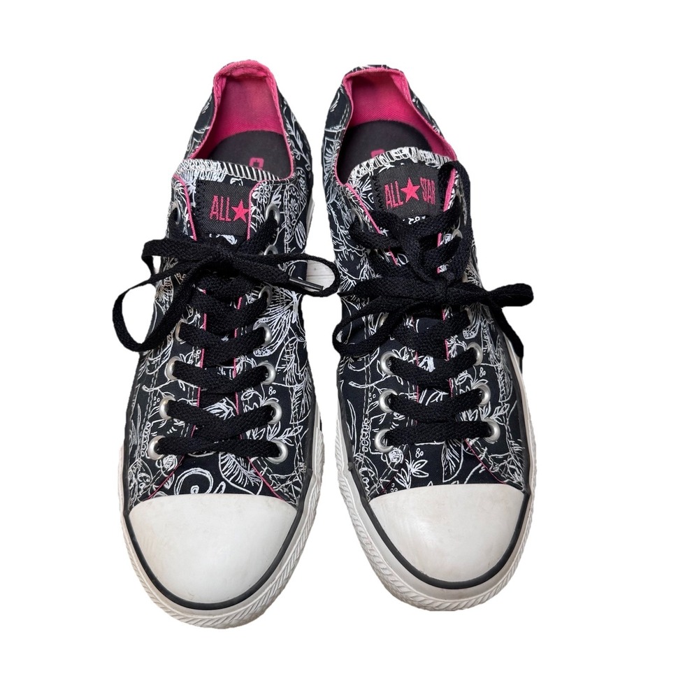 Converse‎ Chuck Taylor All-Star Classic W 11 M 9 Rose Skull Black Pink 532293F